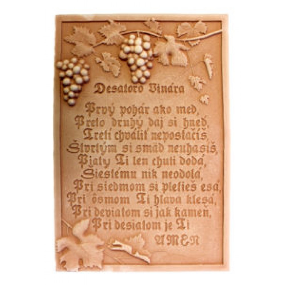 1235005 Terracotta reliéf Desiatoro vinára 32 X 45 cm