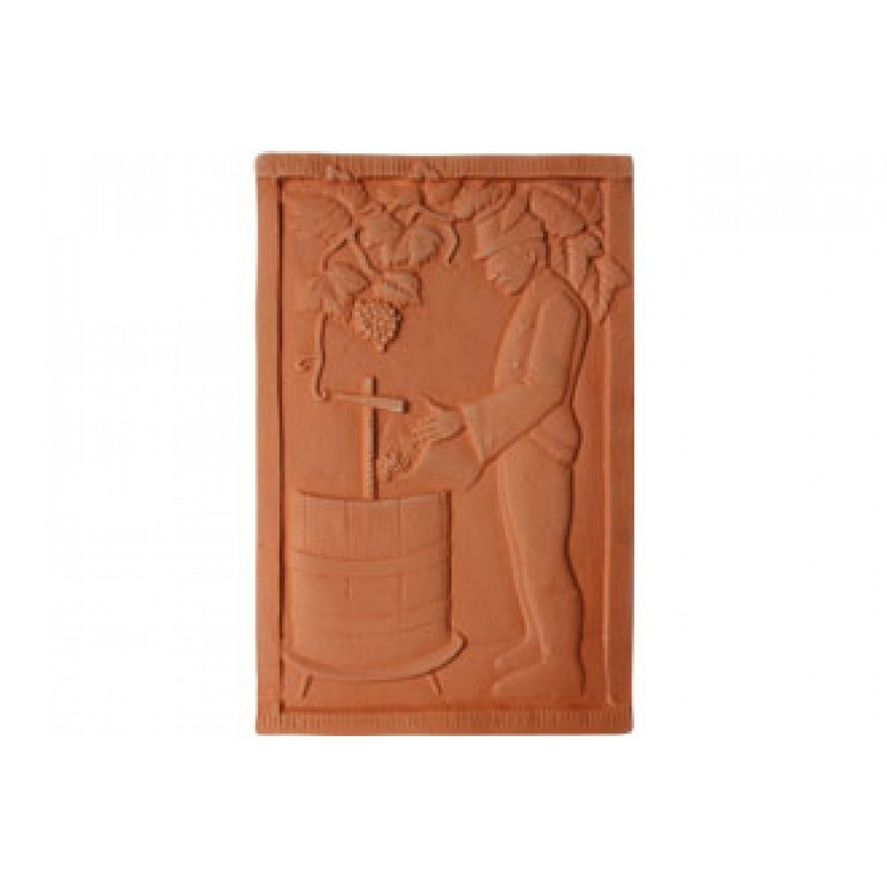 1235021 Terracotta reliéf Lisovanie 38 X 26 cm