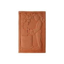 1235021 Terracotta reliéf Lisovanie 38 X 26 cm