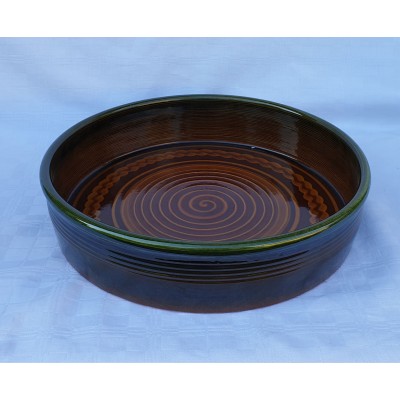 4150606 GERI Keramický pekáč okrúhly 36 cm, glazúrovaný